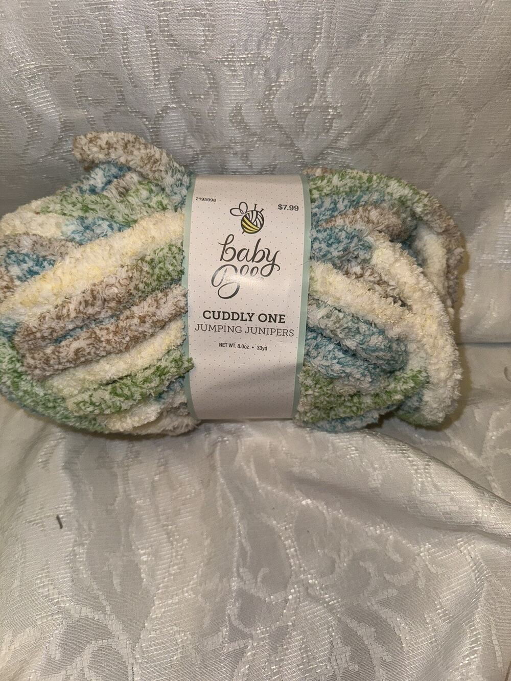 New Baby Bee Cuddly One Jumping Junipers 33 Yd Skein Knitting Crochet Yarn ￼ ￼